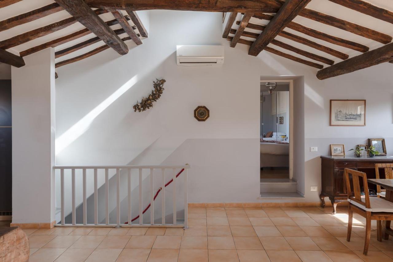 Amazing Penthouse With Terrace And Rooftop In Trastevere Řím Exteriér fotografie