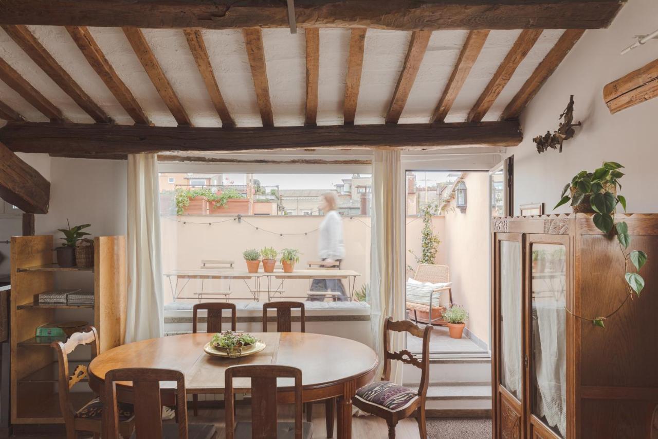 Amazing Penthouse With Terrace And Rooftop In Trastevere Řím Exteriér fotografie