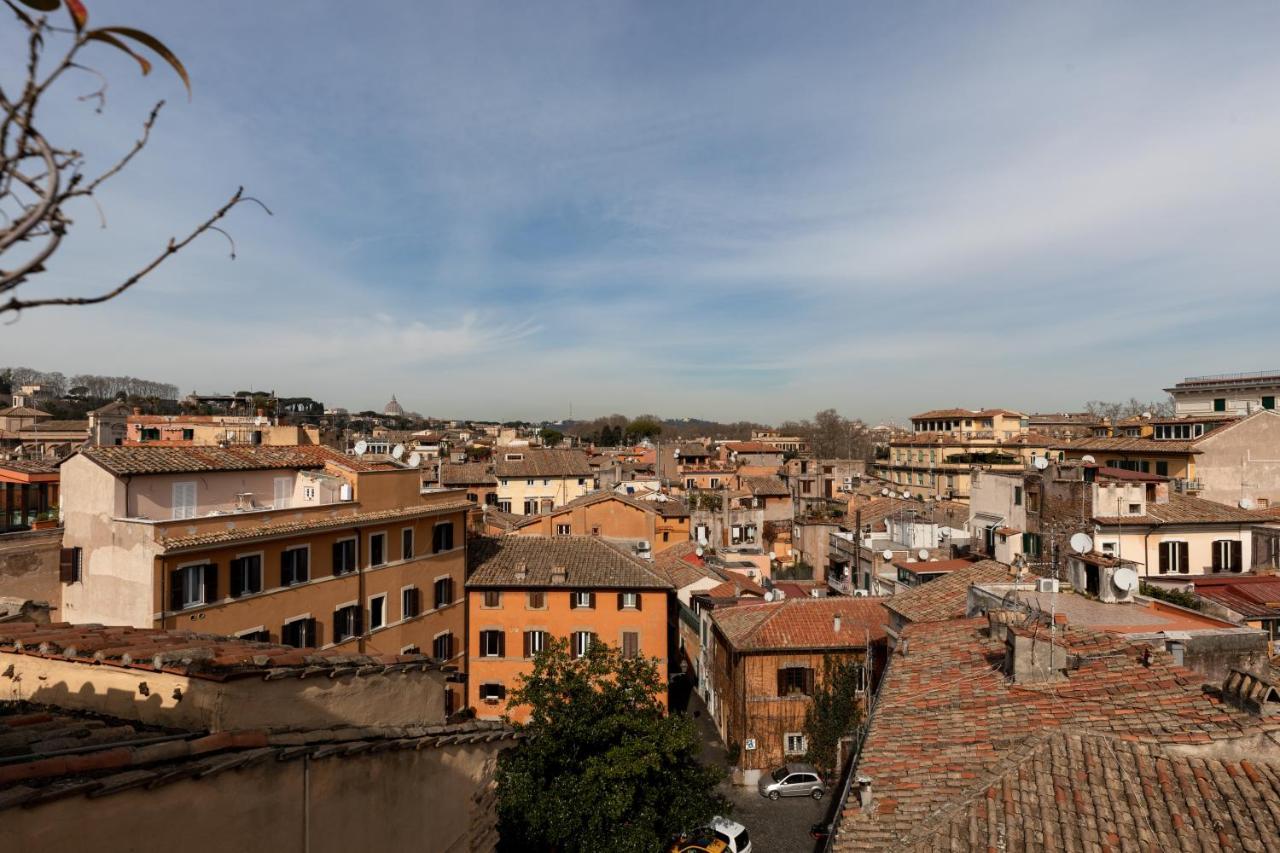Amazing Penthouse With Terrace And Rooftop In Trastevere Řím Exteriér fotografie