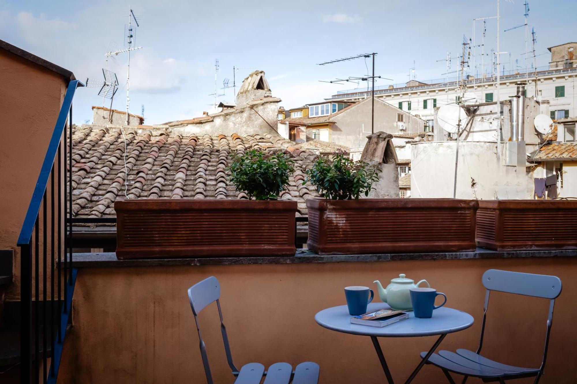 Amazing Penthouse With Terrace And Rooftop In Trastevere Řím Exteriér fotografie