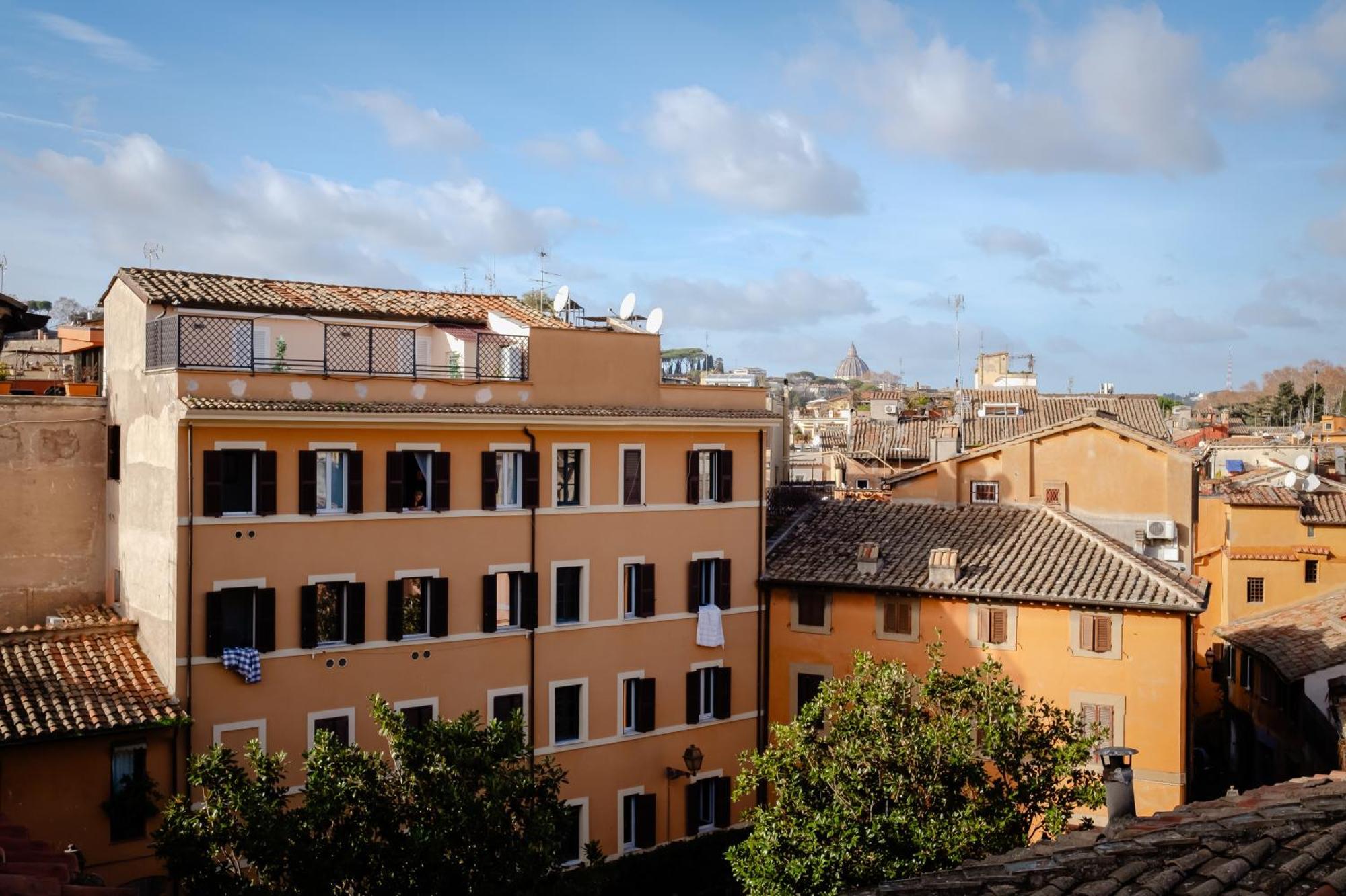 Amazing Penthouse With Terrace And Rooftop In Trastevere Řím Exteriér fotografie